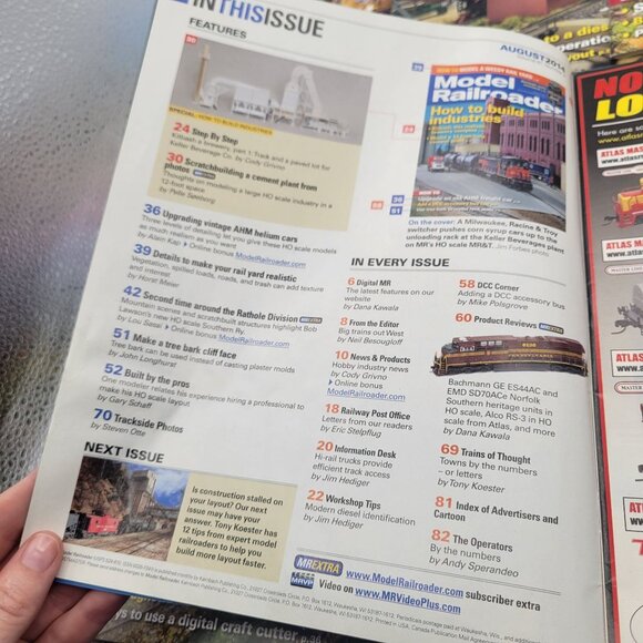 Model Railroader Magazine LOT of 6 ISSUES from 2014 for Model Trains - Picture 5 of 13